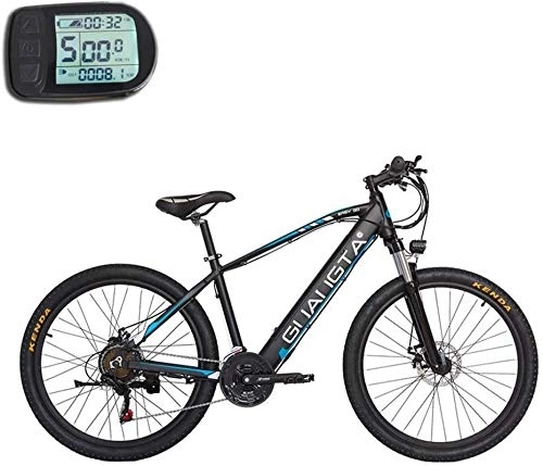 Electric Mountain Bike : RDJM Electric Bike, Adult 26 Inch Electric Mountain Bike, 48V Lithium Battery, Aviation High-Strength Aluminum Alloy Offroad Electric Bicycle, 21 Speed (Color : B, Size : 60KM)