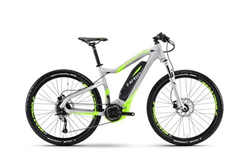 Electric Mountain Bike : Sduro Hardseven 4.0 Silver / neon / green 45 Cm