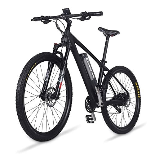 Electric Mountain Bike : Shengmilo M50 Electric Mountain Bike 27.5 inch Carbon Fiber Frame Electric Bike, 250W Rear Motor, 36V 9.6 AH Battery, Dual Oil Brake Disc Brake