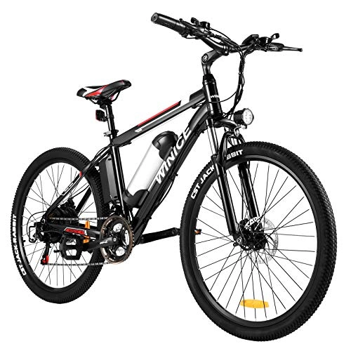 Electric Mountain Bike : Vivi Electric Bike 26" Electric Mountain Bike, 350W Ebike for Adults Electric Bicycle / Electric Commuter Bike with Removable 8Ah Lithium-Ion Battery, Shimano 21 Speed