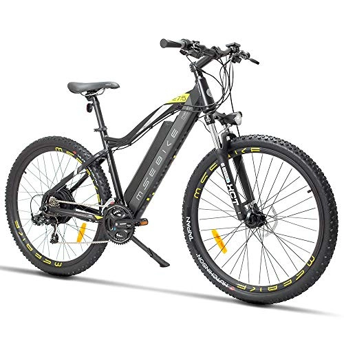 Electric Mountain Bike : xianhongdaye 27.5 inch electric mountain bike hidden lithium battery bicycle adult travel 5 speed resistance variable speed electric bicycle 400w-48V400W