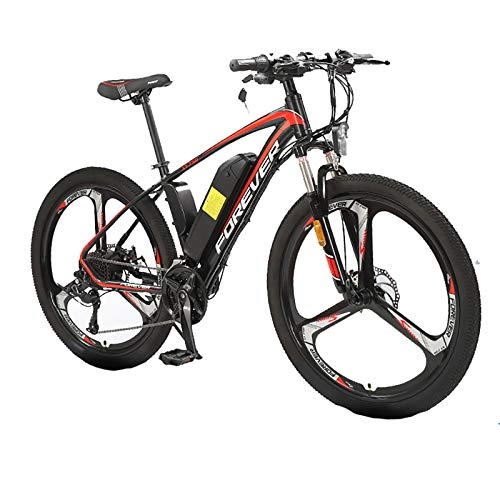 Electric Mountain Bike : XXZ 26" Electric Mountain Bike, 250W Brushless Motor, Removable 250Wh 48V Lithium Battery, 27-Speed, Suspension Fork, Dual Disc Brakes, 12AH