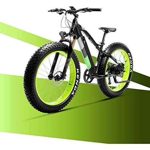 Electric Mountain Bike : ZJGZDCP Fat Tire City Adult Electric Bike and Assisted Bike 500W 36V 18AH Mountain Bike Snow Bicycle Bike 26 Inch with Shimano Disc Brake