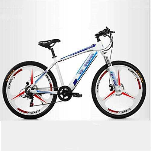 Electric Mountain Bike : ZJZ 26 inch Adult Electric Bikes, 48V 9.6A lithium battery Aluminum alloy Bikes LCD display 7 speed Mountain Bicycle Sports Outdoor Cycling