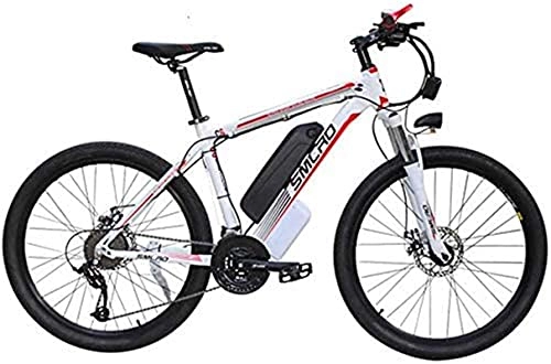 Electric Mountain Bike : ZJZ Electric Mountain Bike for Adults with 36V 13AH Lithium-Ion Battery E-Bike with LED Headlights 21 Speed 26'' Tire