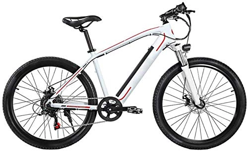Electric Mountain Bike : ZJZ Mountain Bike 26 Inches E Bike Fashion Removable Battery Aluminum Alloy MTB Intelligent Stable Performance Bike Double Disc Brake Safety MTB Men Woman Electric Bikes