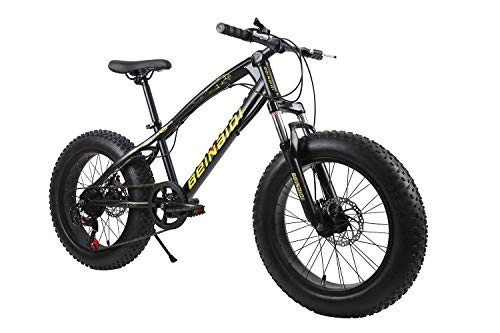 Fat Tyre Mountain Bike : BIKE Mountain Bike, Fat Bicycles - 26 Inch, Dual Disc Brakes, Wide Tires, Adjustable Seats Green-27Speed, 21Speed