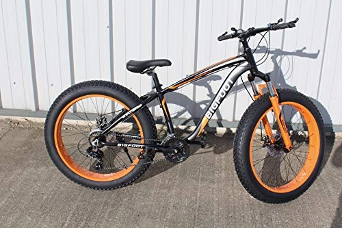 Fat Tyre Mountain Bike : JHI Bigfoot Fat Bike Orange