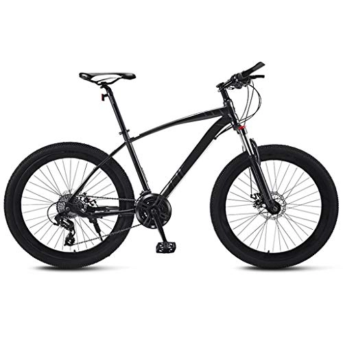 Fat Tyre Mountain Bike : JXJ Adult Mountain Bikes - 27.5 Inch High Carbon Steel Full Suspension Frame Bicycles - 21 / 24 / 27 / 30 Speed Dual Disc Brakes Mountain Bicycle