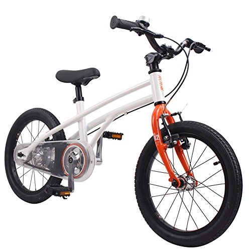 Fat Tyre Mountain Bike : Kids Bike MAZHONG Mountain Bike bicycle Disc brakes Suspension fork Fat tire in many size optional (Color : Orange, Size : 16Inch)