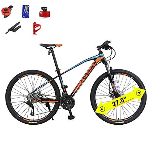 Fat Tyre Mountain Bike : LYGID 27.5 Inch Road Bike Racing Bicycle Aluminum alloy Frame Ultra-light 15.5kg 30 Speed Disc Brakes, B