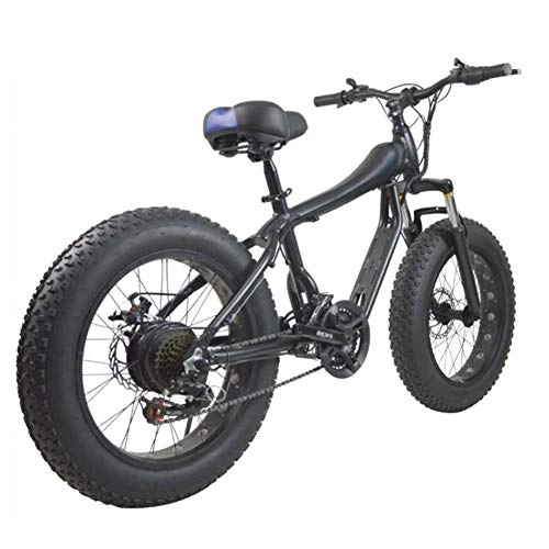 Fat Tyre Mountain Bike : Mountain Bike, Shift 4.0 Wide Tire Lightweight And Aluminum Folding Bike with Pedals Portable Bicycle Snow Bicycle Beach Bike