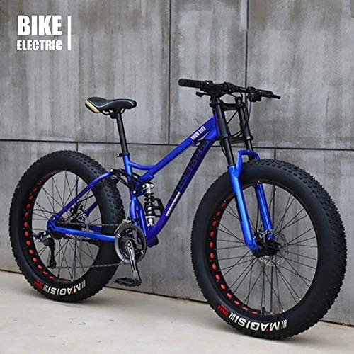 Fat Tyre Mountain Bike : Nologo Bicycle 26 inch Mtb Top Fat Wheel Motorbike Fat Bike Fat Tire Mountain Bike Beach Cruiser Fat Tire Bike Snowbike Fat Big Tire Bicycle 21speed Fat Bikes for Adults Bronze 24IN