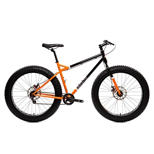 Fat Tyre Mountain Bike : State Bicycle Co Offroad Division, Megalith Fat Bike, Midnight Blue / Orange
