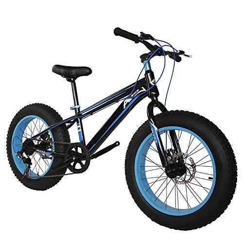 Fat Tyre Mountain Bike : XWDQ 4.0 Super Wide Tire Damping Snowmobile Speed Off-Road ATV 20 Inch Disc Brakes Student Mountain Bike