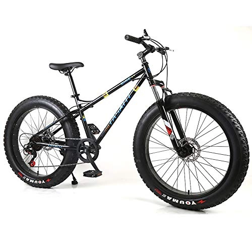 Fat Tyre Mountain Bike : YOUSR Mountain Bike 24 Inch MTB Hardtail 27.5 Inch Men's Bicycle & Women's Bicycle Black 26 inch 30 speed