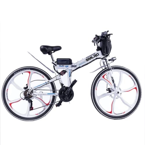 Folding Electric Mountain Bike : Adult Electric Bicycles 26"Folding Mountain Bike