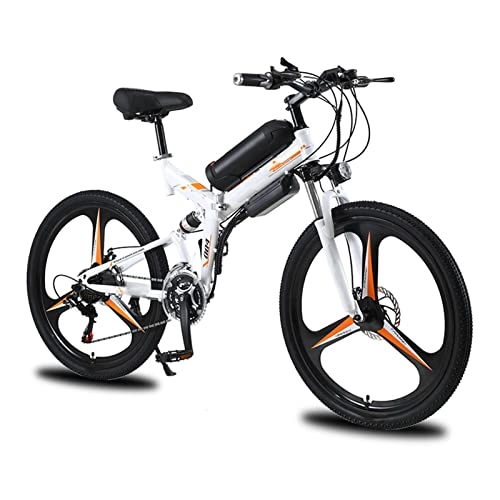 Folding Electric Mountain Bike : AWJ Men / Women Foldable 26 Inch Electric Bike 350W 10Ah 36V Lithium Battery Auxiliary Electric Bike Multi-Mode Electric Mountain Bicycle