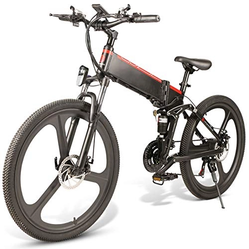 Folding Electric Mountain Bike : Buhui Foldable Electric Mountain Bike Electric Bicycle 26 Inch 350W Brushless Motor 48V Portable For Outdoor Max Speed 30KM / H Max Load 150KG Delivery Time 3-7 Days From Poland Stock