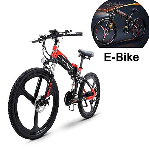Folding Electric Mountain Bike : xfy-01 Foldable Electric Bike, 48V Mountain Electric Bikes - 350W Motor - Removable Lithium Battery - 21 Speed Gear and Three Working Modes