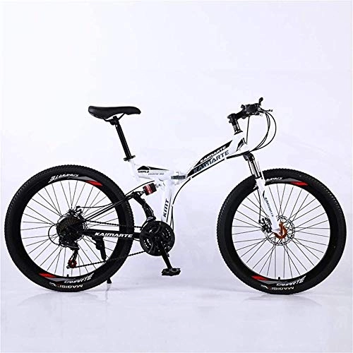 Folding Mountain Bike : baozge 24 inch 26 inch Folding Mountain Bike Adult Generation Off-Road Soft Tail Bicycle Birthday Gifts Etc D 24 inch 27 Speed C 24 inch 27 Speed-26 inch 21 speed_B