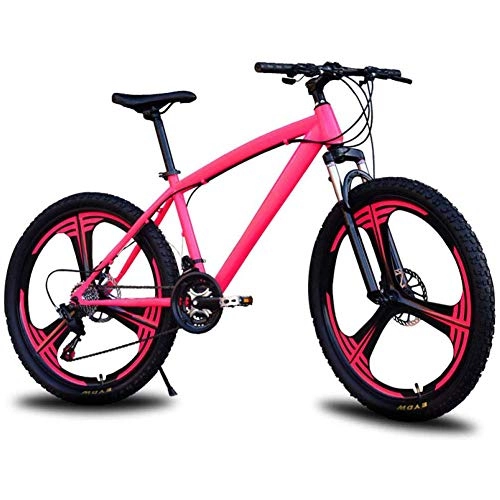 Folding Mountain Bike : D&XQX Mountain Bike, 26 Inch Folding E-Bike with Super Magnesium Alloy 6 Spokes Integrated Wheel, Premium Full Suspension And Shimano 27 Speed Gear, 21 speed
