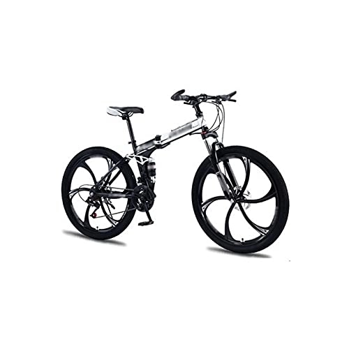 Folding Mountain Bike : EmyjaY Bicycles for Adults Bicycle, Mountain Bike 27-Speed Dual-Shock Integrated Wheel Folding Mountain Bike Bicycle Bicycle, Sports and Entertainment