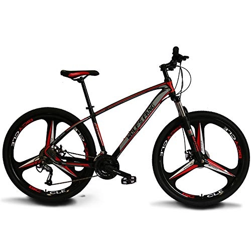 Folding Mountain Bike : Gemmry Lightweight Bicyle 21 / 24 / 27 Speed Mountain Bike 24 inch Tire Road Bike with Double Shock Disc Brake Unisex
