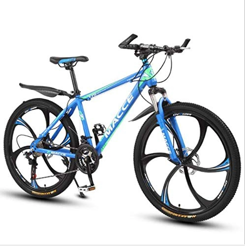 Folding Mountain Bike : GWFVA Soft Tail Mountain Bikes Bicycle 26'' High Carbon Steel Full Suspension Frame Adjustable Seat Mountain Trail Bike 21-27 Speeds Options, Multiple Colors