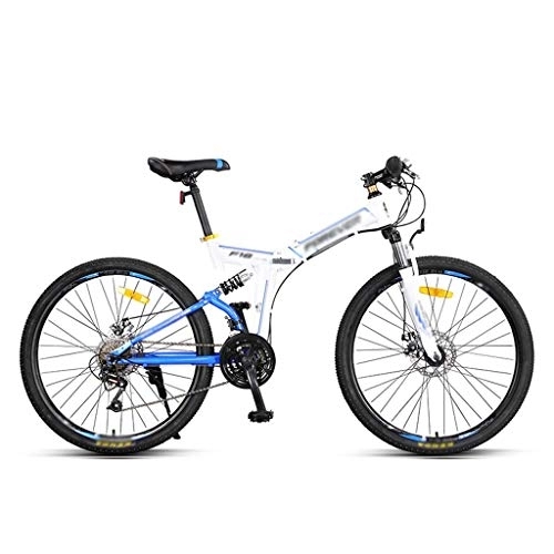 Folding Mountain Bike : Jbshop Folding Bikes 26 Inches Foldable Bicycle, Light And Portable Bicycle Mountain Bike, Variable Speed Bicycle ，Adult Folding Bikes Portable folding Bike Bicycle (Color : A)