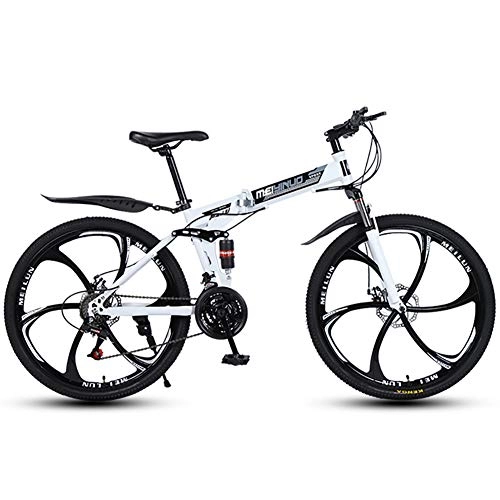 Folding Mountain Bike : LIU 24inch Mountain Bike, Woman / Man Bicycle 21 / 24 / 27speed Folding Mountain Bike Spoke Wheel / Knife Wheel Mountain Bicycle Adult Bike, 27speed