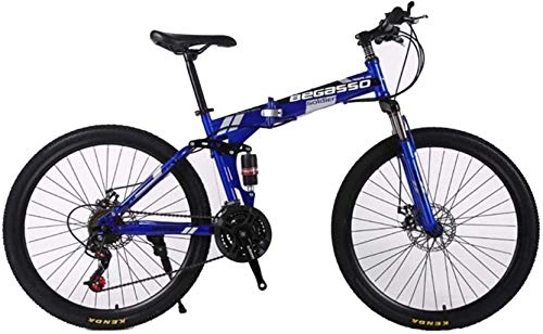 Folding Mountain Bike : MJY Bicycle Folding Bike, Mountain Bicycle, Hard Tail Bike, 26In*17In / 24In*17In Bike, 21 Speed Bicycle, Full Suspensionbikes 7-2, 24 inches