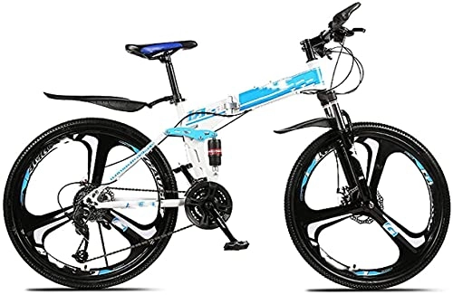 Folding Mountain Bike : YANGHAO-Adult mountain bike- 26 Inch Wheel Adult Off-Road Mountain Bike, for 24speed Variable Speed Foldable Road Bicycle Carbon Steel Frame Racing Ride, for Urban Environment and Commuting To and From