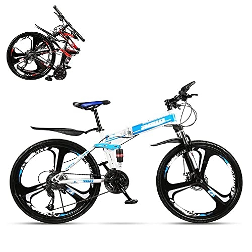 Folding Mountain Bike : YANGHAO-Adult mountain bike- Folding Adult Bicycle, 24 Inch Variable Speed Shock Absorption Off-road Racing, with Front Shock Lock, Multi-color Optional, Suitable for Height 150-170cm YGZSDZXC-04