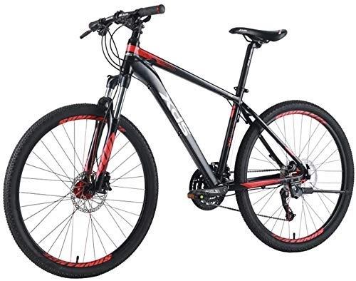 Mountain Bike : 26 Inch Adult Mountain Bikes, 27-Speed Mountain Bicycle, Men's Aluminum Frame Hardtail Mountain Bike, Dual-Suspension Alpine Bicycle XIUYU (Size : S)