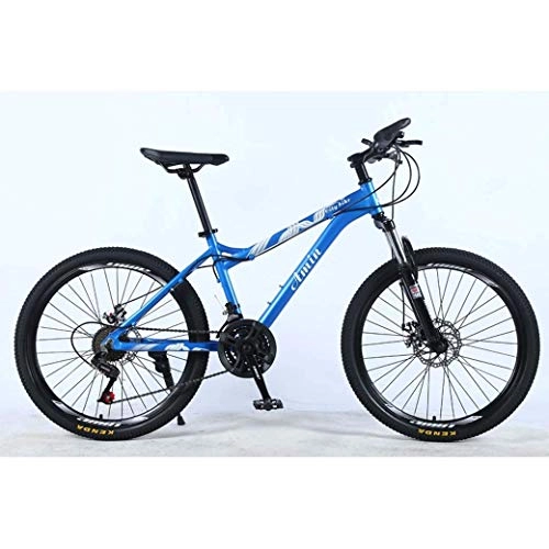 Mountain Bike : Adult mountain bike- 24 Inch 27-Speed Mountain Bike for Adult, Lightweight Aluminum Alloy Full Frame, Wheel Front Suspension Female Off-Road Student Shifting Adult Bicycle, Disc Brake