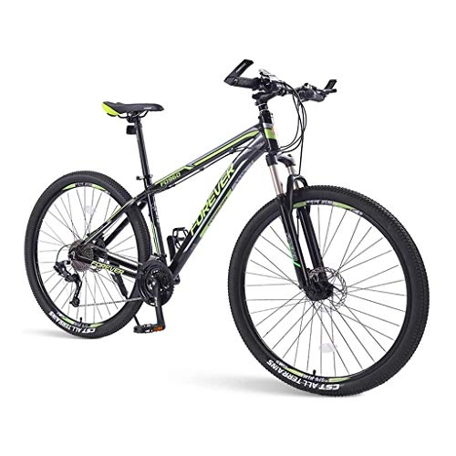 Mountain Bike : Adult Mountain Bikes, High-Carbon Steel Frame Hardtail Mountain Bike with Front Suspension All Terrain Mens Womens Mountain Bicycle, 33 Speed, 26in