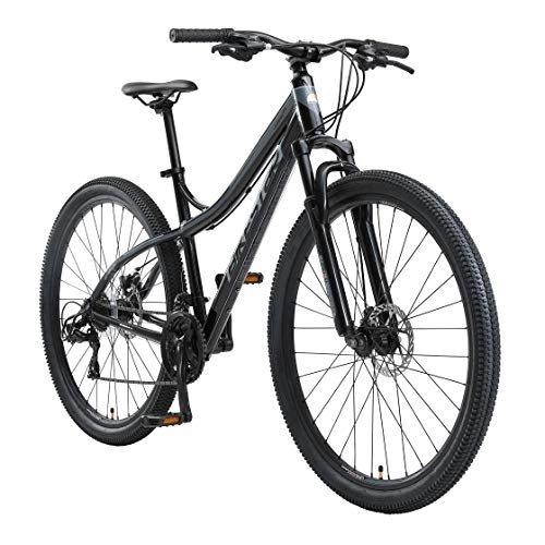 Mountain Bike : BIKESTAR Hardtail Alloy Mountainbike Shimano 21 Speed, Discbrake 29 Inch tires | 18 Inch frame MTB Bicycle | Black Grey
