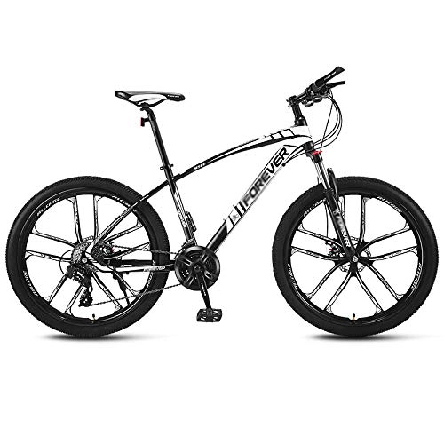 Mountain Bike : Chengke Yipin Outdoor mountain bike 26 inch mountain bike-Black and White_24 speed