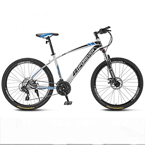 Mountain Bike : CPY-EX 66 inch Mountain Bikes 21, 24, 27, 30 Speed Mountain Bike 26 Inches Wheels Bicycle, White, Red, Blue, Black, D, 24