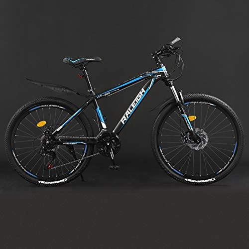 Mountain Bike : CPY-EX Mountain Bike, 21, 24, 27, 30 Speed Mountain Bike, 26 Inches Wheels Bicycle, Black And White, Black Red, White Blue, Black Blue, D, 27
