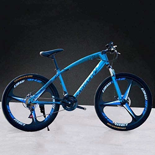 Mountain Bike : CSS 26 inch Mountain Bikes, High-Carbon Steel Hard Tail Bicycle, Lightweight Bicycle with Adjustable Seat, Double Disc Brake, Spring Fork, I, 24 Speed 6-20
