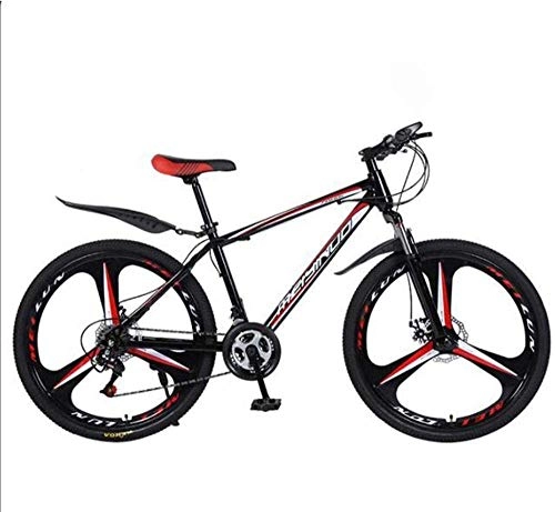 Mountain Bike : CXY-JOEL 26In 21-Speed Mountain Bike for Adult Lightweight Carbon Steel Full Frame Wheel Front Suspension Mens Bicycle Disc Brake-C_21Speed, C, 21Speed