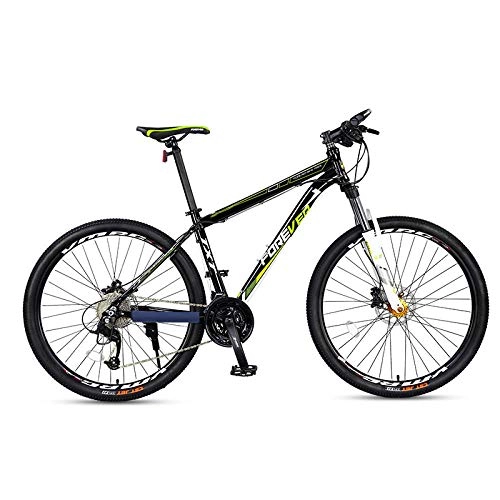 Mountain Bike : Dengjiam Mountain Bike Adult Variable Speed Shock Absorber Men And Women Students Off-Road Aluminum Alloy Frame Bicycle-Green_26*18.5(175-185Cm) Bicycle Mountain Bike