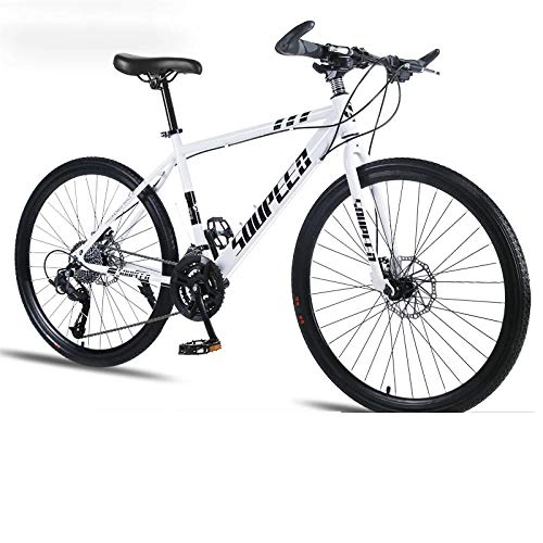 Mountain Bike : Dengjiam Mountain Bike Bicycle Adult Men And Women Speed Double Disc Brakes Shock Ultra Light Student Off Road-F_24Speedbicycle Mountain Bike