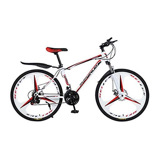 Mountain Bike : Dengjiam Mountain Bike Steel Frame Full Suspension Frame Outroad Mountain Bike 21 Speed 26 Inch Bike Double Disc Brake Bicycles-Cbicycle Mountain Bike