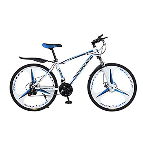 Mountain Bike : Dengjiam Mountain Bike Steel Frame Full Suspension Frame Outroad Mountain Bike 21 Speed 26 Inch Bike Double Disc Brake Bicycles-Ebicycle Mountain Bike