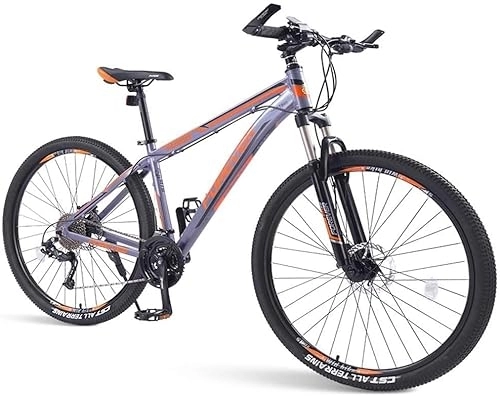 Mountain Bike : dtkmkj Mens Mountain Bikes, 33-Speed Hardtail Mountain Bike, Dual Disc Brake Aluminum Frame, Mountain Bicycle with Front Suspension, 29 Inch