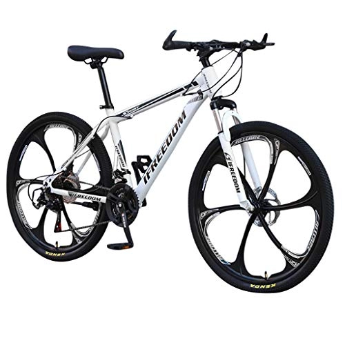 Mountain Bike : Fannyfuny-DIY 26 Inch 21-Speed Mountain Bike Fully Suspention Bicycle High Carbon Steel Frame Shock for Adult Student Outdoors