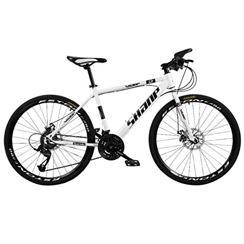 Mountain Bike : FFF-HAT High-carbon Steel Off-road Mountain Bike Variable Speed Bicycle, Stable Speed, Suitable For Adult Male and Female Students, Available in 26''24 Speed / 30 Speed Multiple Ccolors